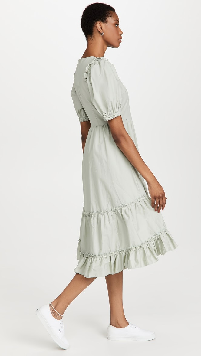 Ruffle Detail Midi Dress | Shopbop
