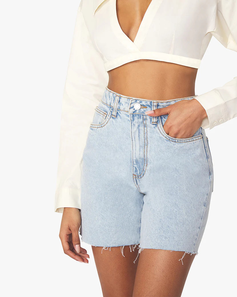 Dani Indigo Comfort Boyfriend Short | We Wore What
