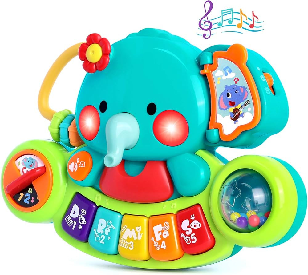 Baby Piano Toy 6 to 12 Months Light Up Music Baby Toys for 0 6 9 12 18 Months Early Learning Educ... | Amazon (US)