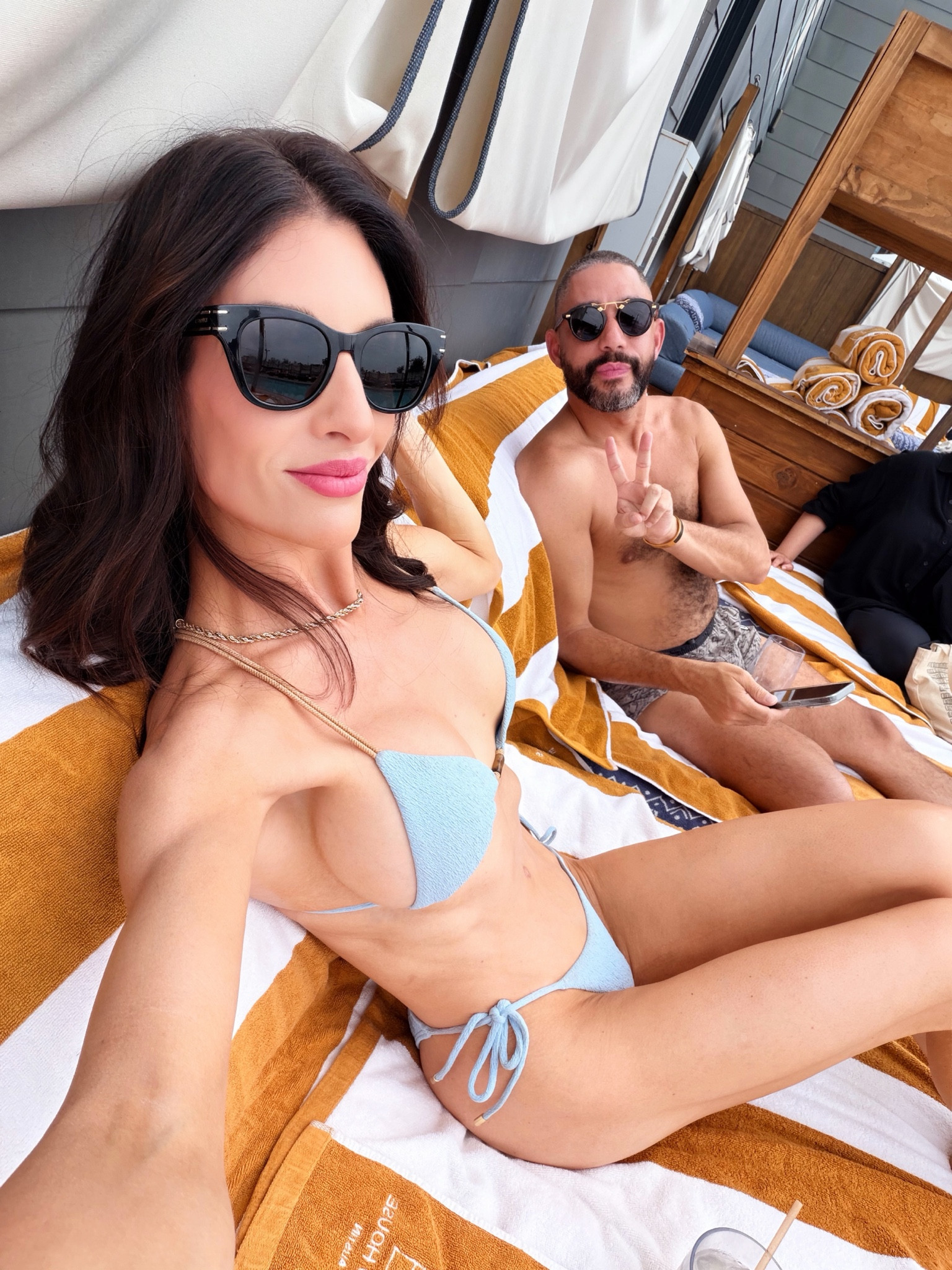 Vix bikini, margarita and Soho House with a legend. Perfect summer Friday. #bikini #swimsuit