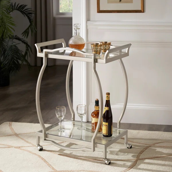 Aileigh Metal Bar Cart | Wayfair North America