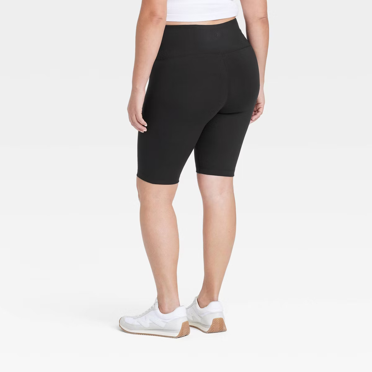 Women’s Dynamic Flex High-Rise Bike Shorts 10" - All In Motion™ Black | Target