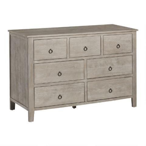 Graywash Wood Grange Dresser | World Market