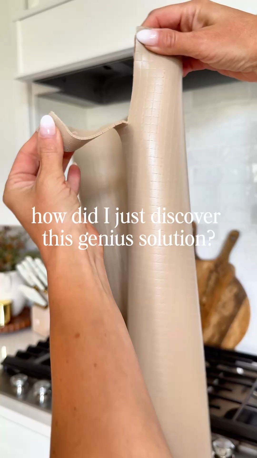 How did I just discover this genius solution?! 🤯 These non-slip drawer liners tear perfectly straight every time, no scissors needed! They help protect kitchen and bathroom drawers, keep everything from sliding around, and are so easy to customize for a perfect fit!

#LTKHome