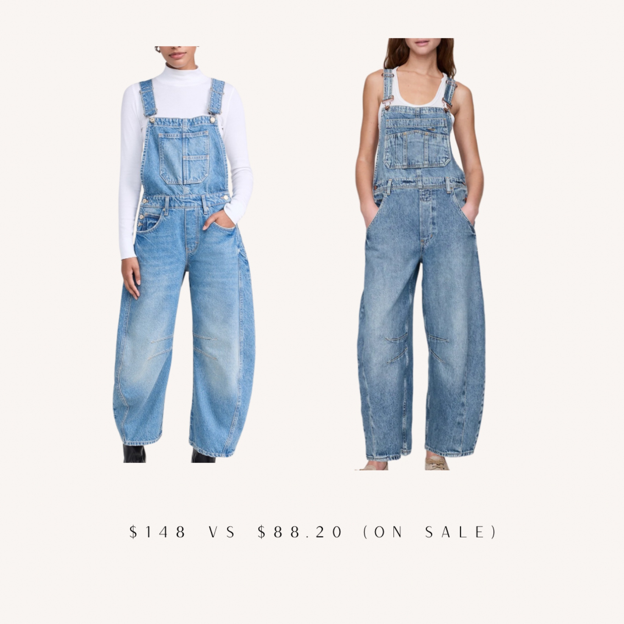 Barrel leg overalls for less, yes please! 

#LTKFindsUnder100 #LTKWatchNow #LTKStyleTip