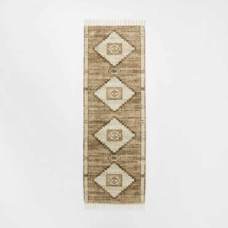 Double Medallion Persian Style Rug Tan - Threshold™ designed with Studio McGee | Target