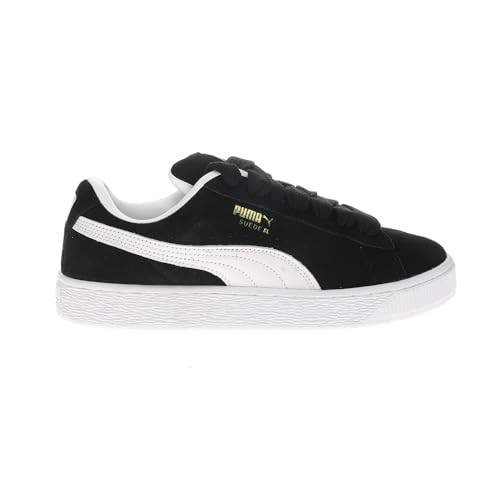 PUMA Women's Suede XL Black White 8 Medium | Amazon (US)