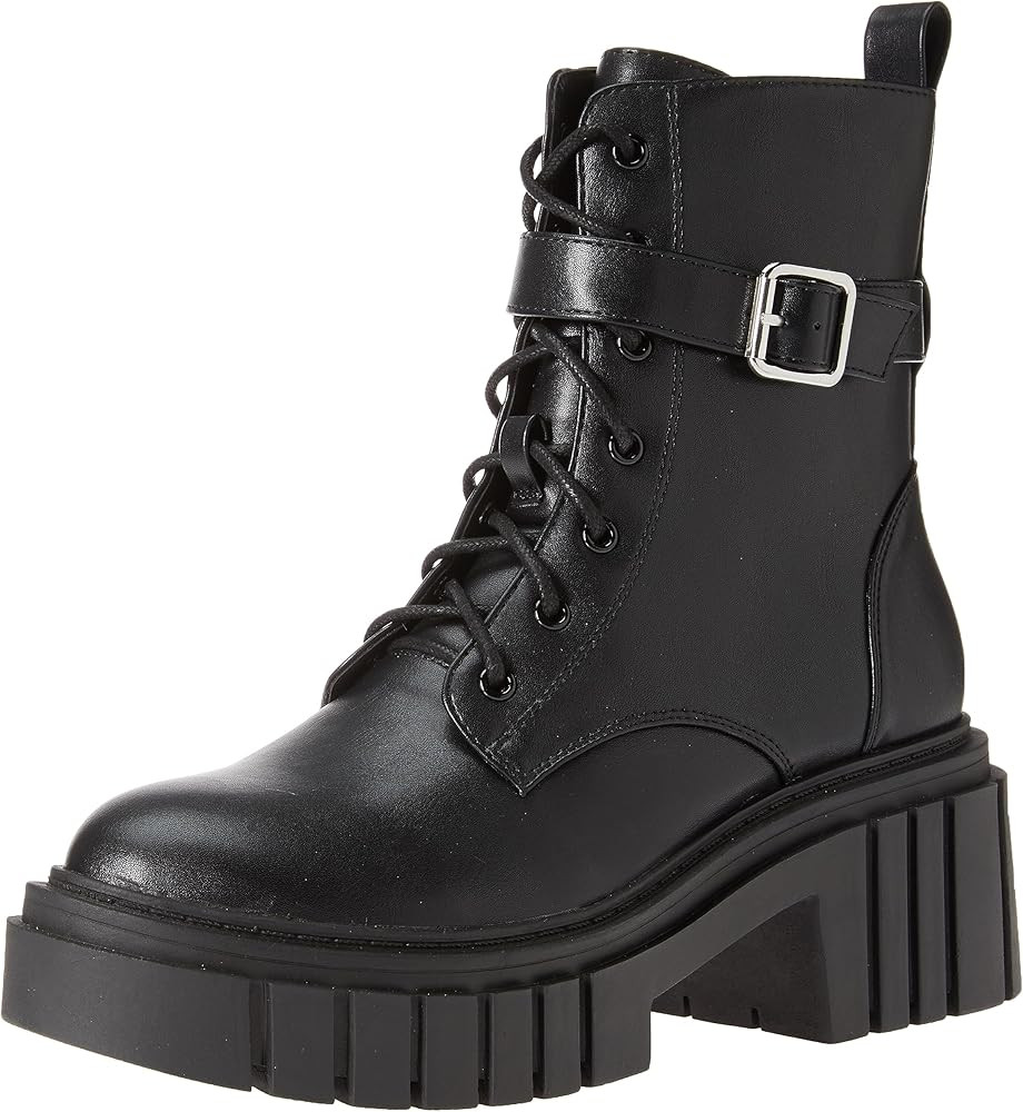 The Drop Women's Koi Lace-Up Platform Combat Boots | Amazon (US)