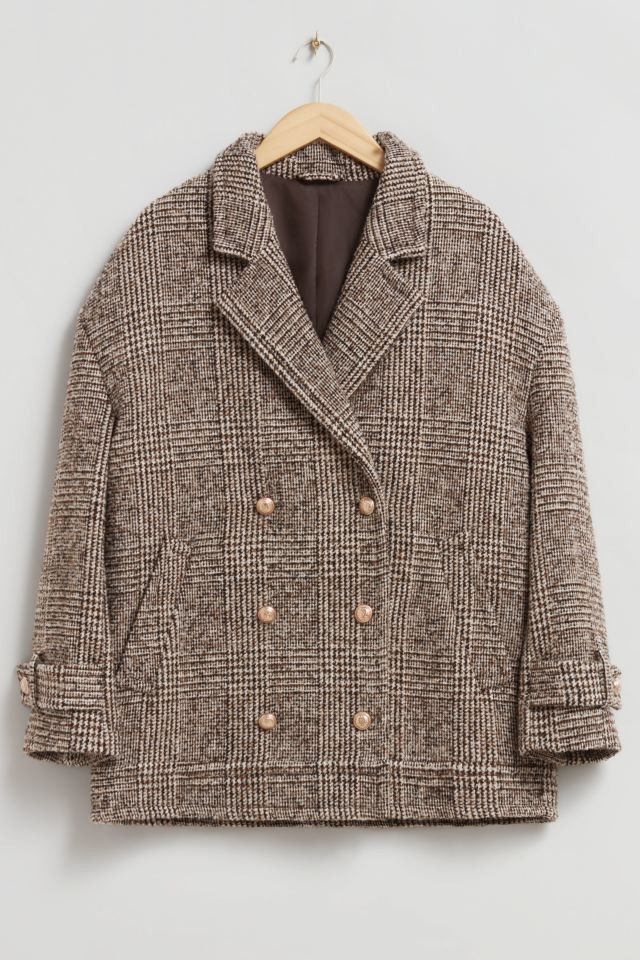 Short Oversized Peacoat | H&M (UK, MY, IN, SG, PH, TW, HK)