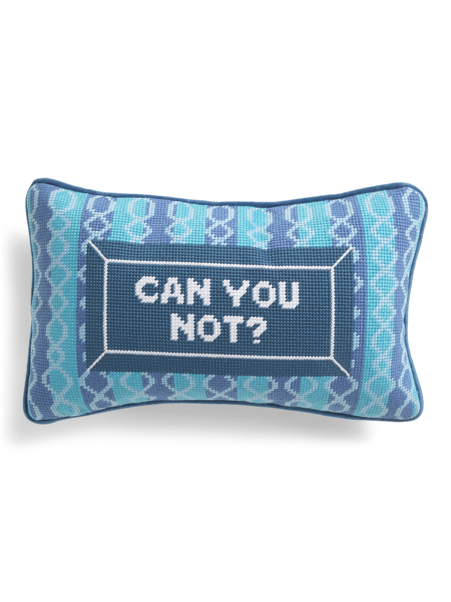 9x12 Can You Not Needlepoint Pillow | TJ Maxx