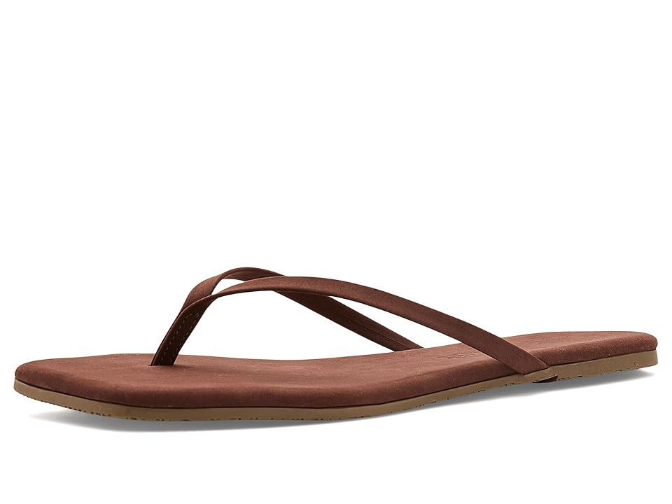 TKEES Square Toe Lily Suede Women's Sandals Bourbon : 9 B - Medium, Leather/Suede | Zappos