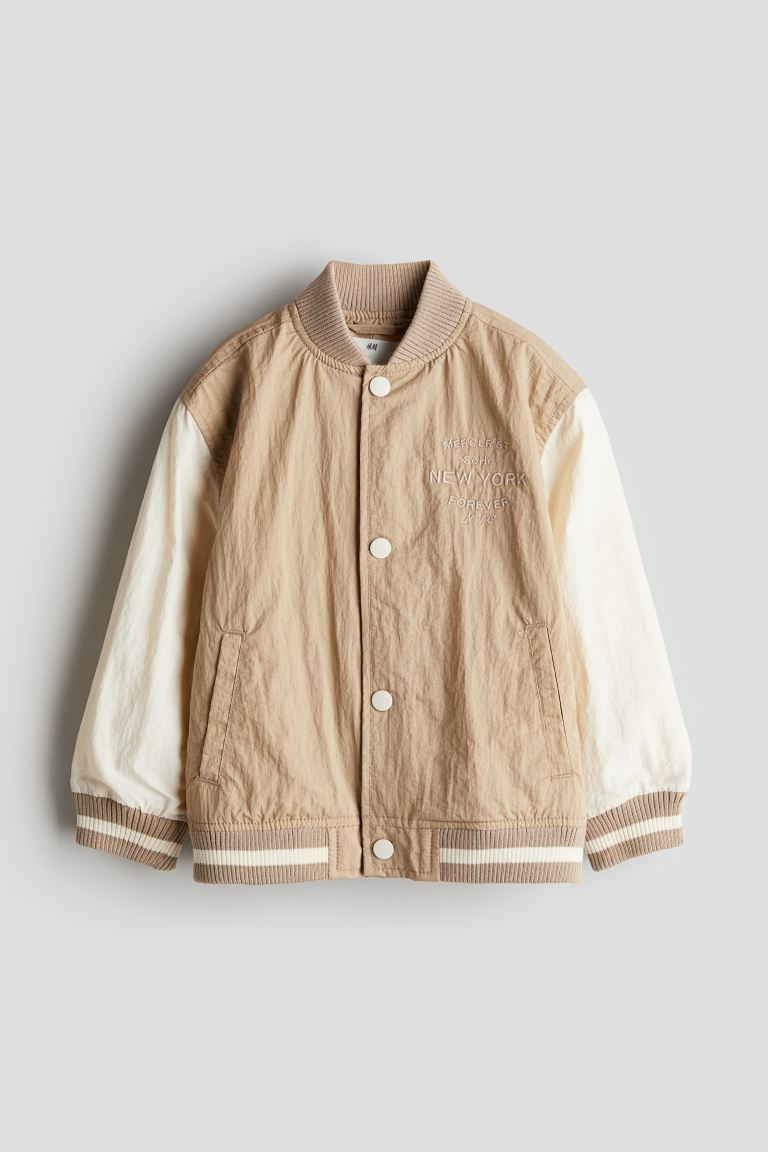 Nylon Baseball Jacket | H&M (US + CA)