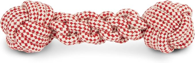 Harry Barker Red/White Skipper Rope Dog Toy, Large | Amazon (US)