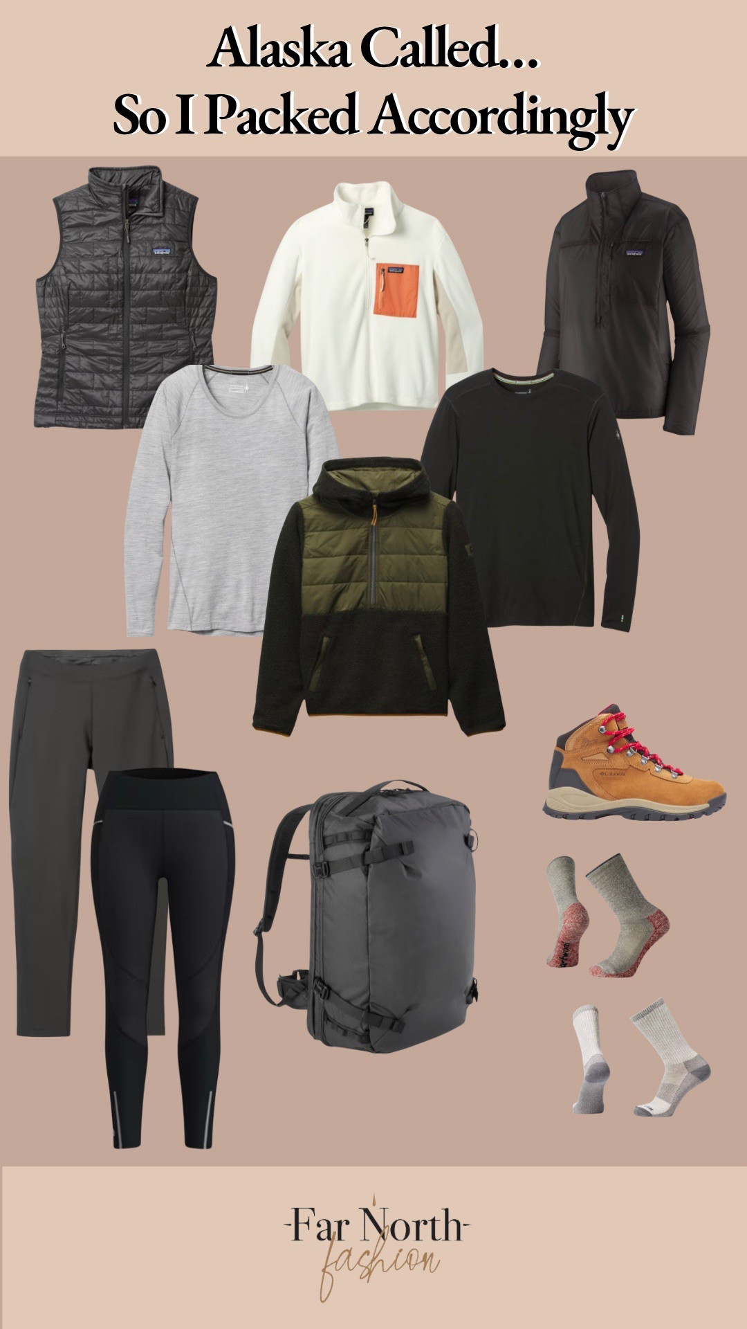 Items I’ll be using for my upcoming Alaska travels. Lots of fleece, layers, and wool! 
•
You’ll see multiple tags of the same items below because I tagged the items (where applicable) at different retailers  

#LTKTravel #LTKMidsize #LTKOver40