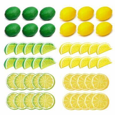 6/10PCS Lemon Artificial Fruit Fake Theater Prop Staging Faux Lemons Home Decor | eBay US