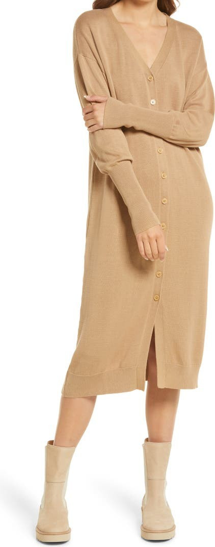 Button Front Sweater Dress | Nordstrom | Nordstrom