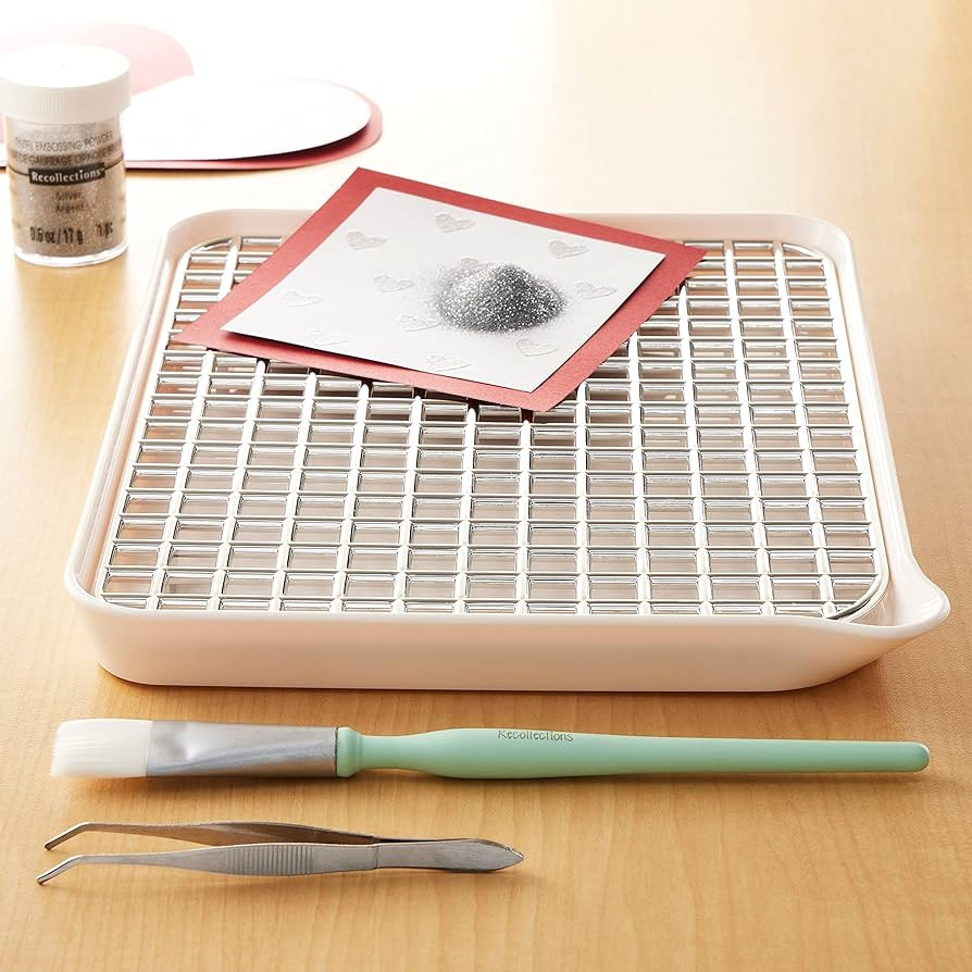 Glitter Tray Set by Recollections - Mess-Free Crafting Tool for Glitter, Flocking & Embossing Pow... | Amazon (US)