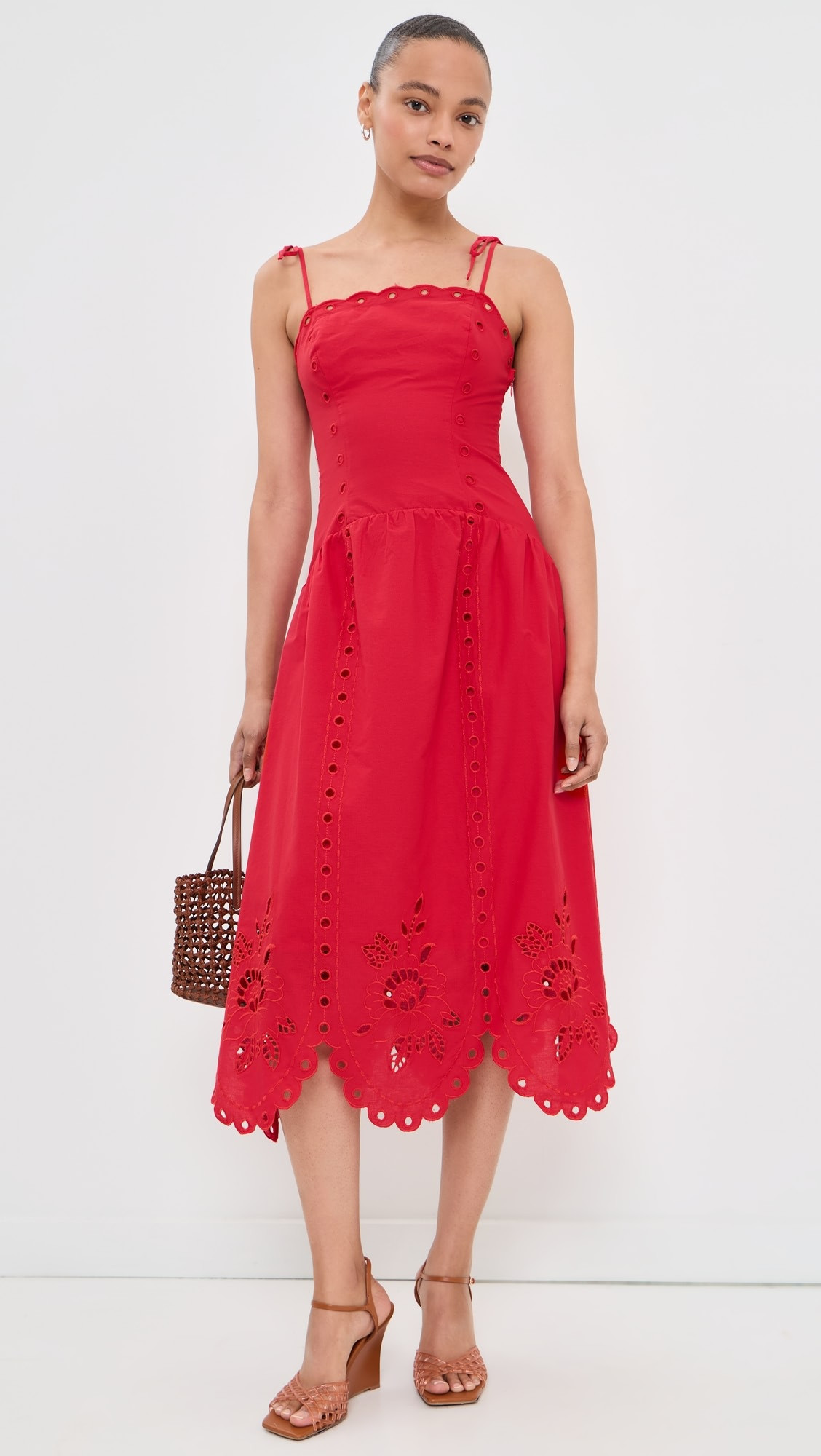 Eyelet Midi Dress | Shopbop