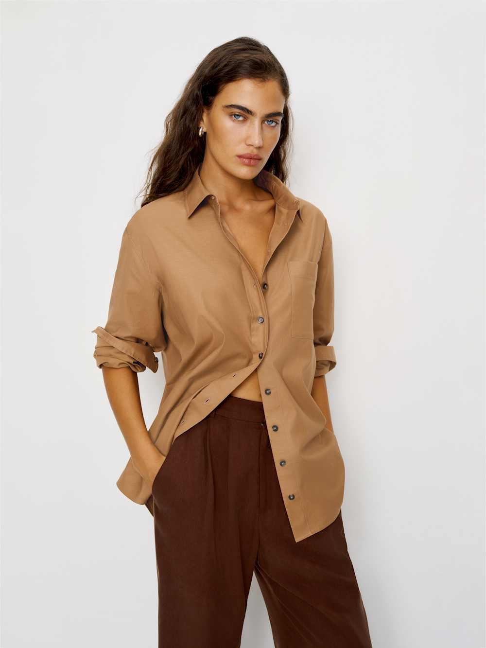 Eli Oversized Shirt | Reformation (Global)