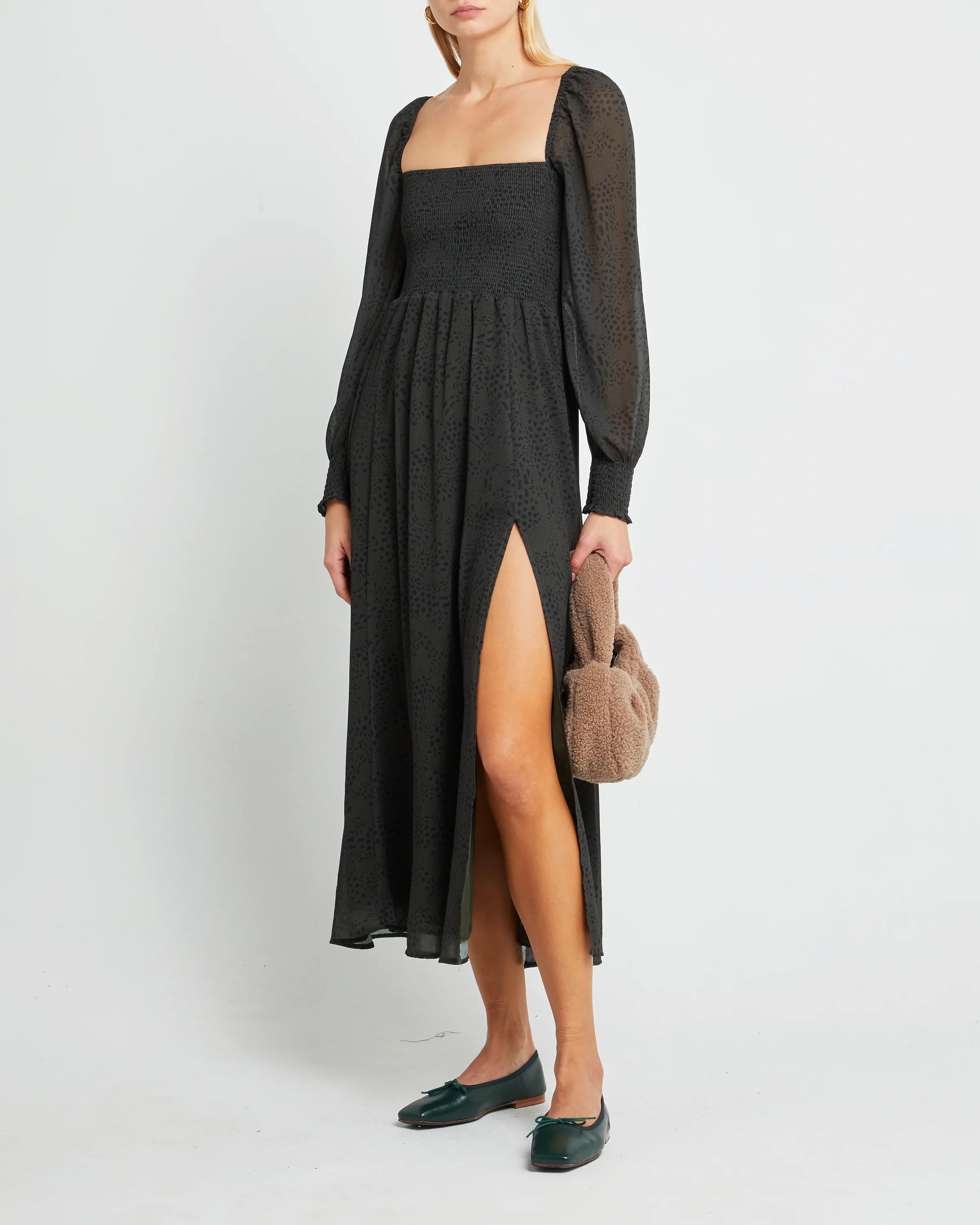 Classic Smocked Maxi Dress | Few Moda