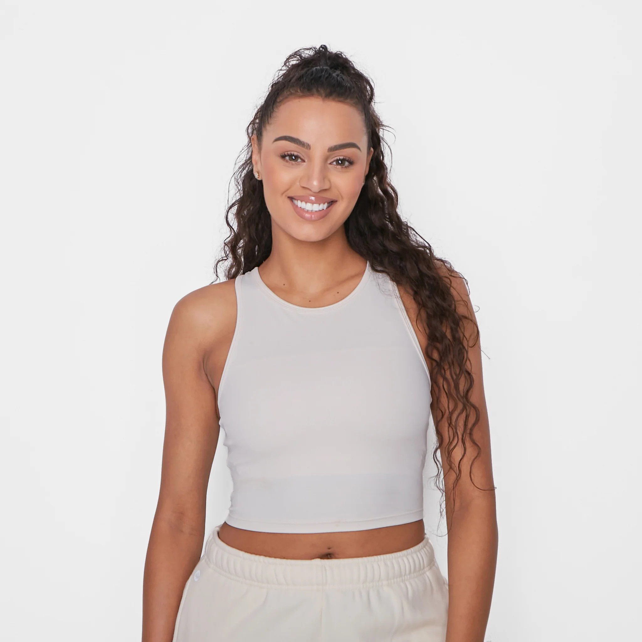 Malibu Crop Top - Jet Stream | Senita Athletics