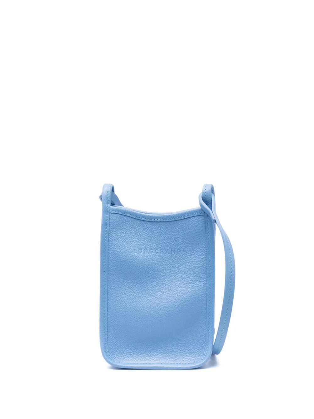 Longchamp Le Foulonné leather mini bag - Blue | Farfetch Global