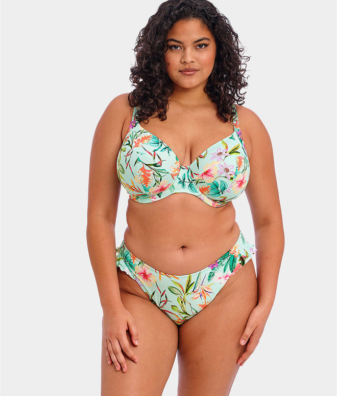 Plus Size Sunshine Cove Hi-Cut Bikini Bottom | Bare Necessities
