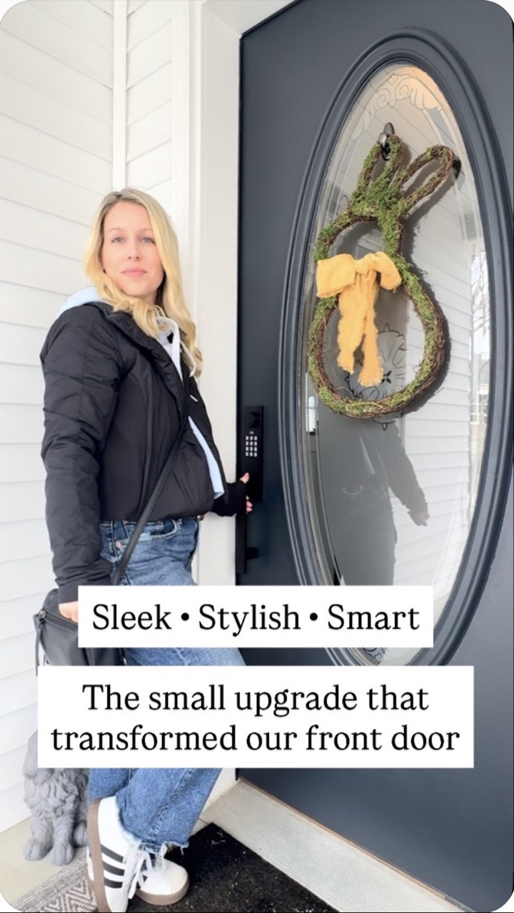 Sleek. Stylish. Smart.

Sometimes it’s the smallest upgrades that make the biggest difference in your home. Our front door just got a major upgrade with this smart lock gifted from @tinewa_smartlock and we’re already loving how easy it makes everyday life… especially when your hands are full.

Tinewa Full Escutcheon Smart Door Lock with Lever (Black) 
smart door lock | keypad door lock | front door upgrade | smart home upgrade | modern door hardware | entryway upgrade | home improvement | DIY door installation | keyless entry | amazon home find | Amazon door lock | easy home upgrades

#LTKHome