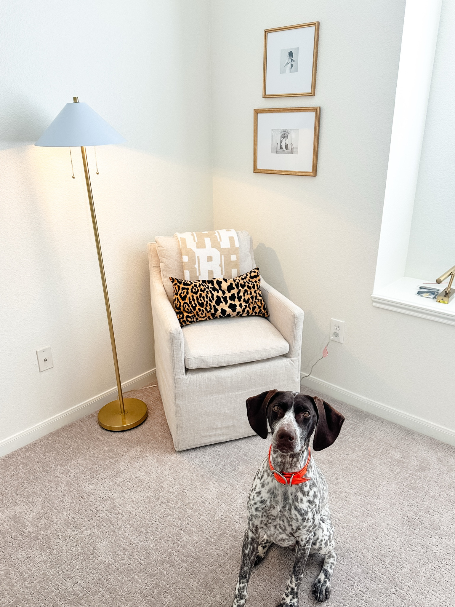 Bedroom reading corner coming along! Exact frames are from HomeGoodss

#LTKHome