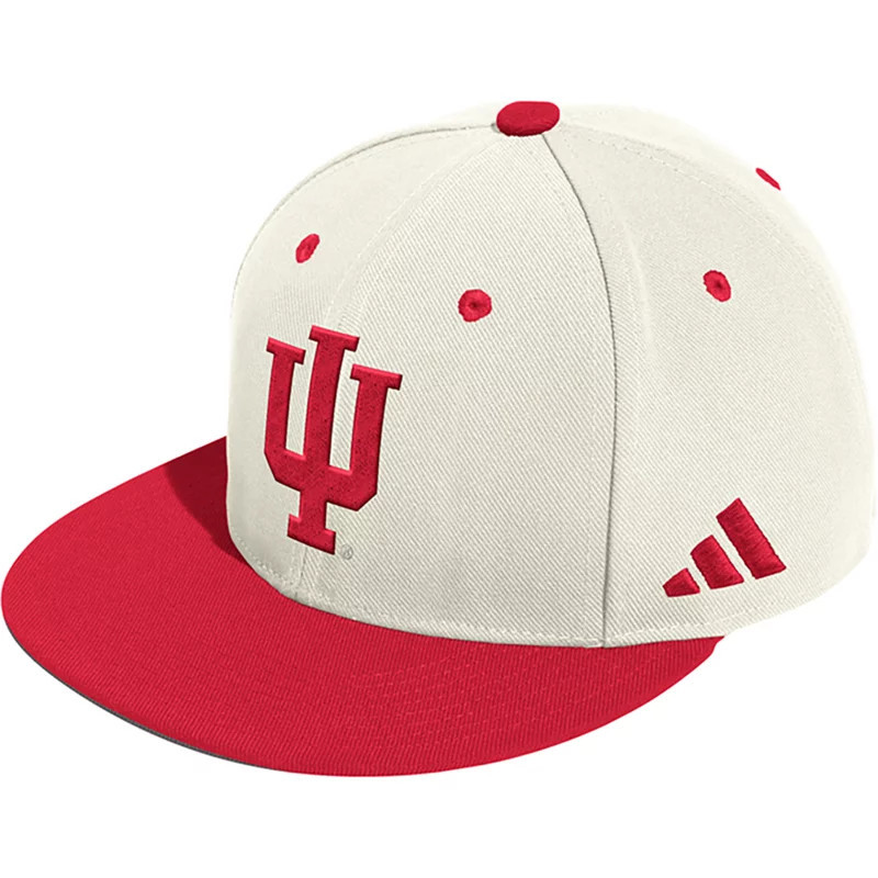 adidas Men's Indiana University Gold Standard Fitted Cap | Academy Sports + Outdoors