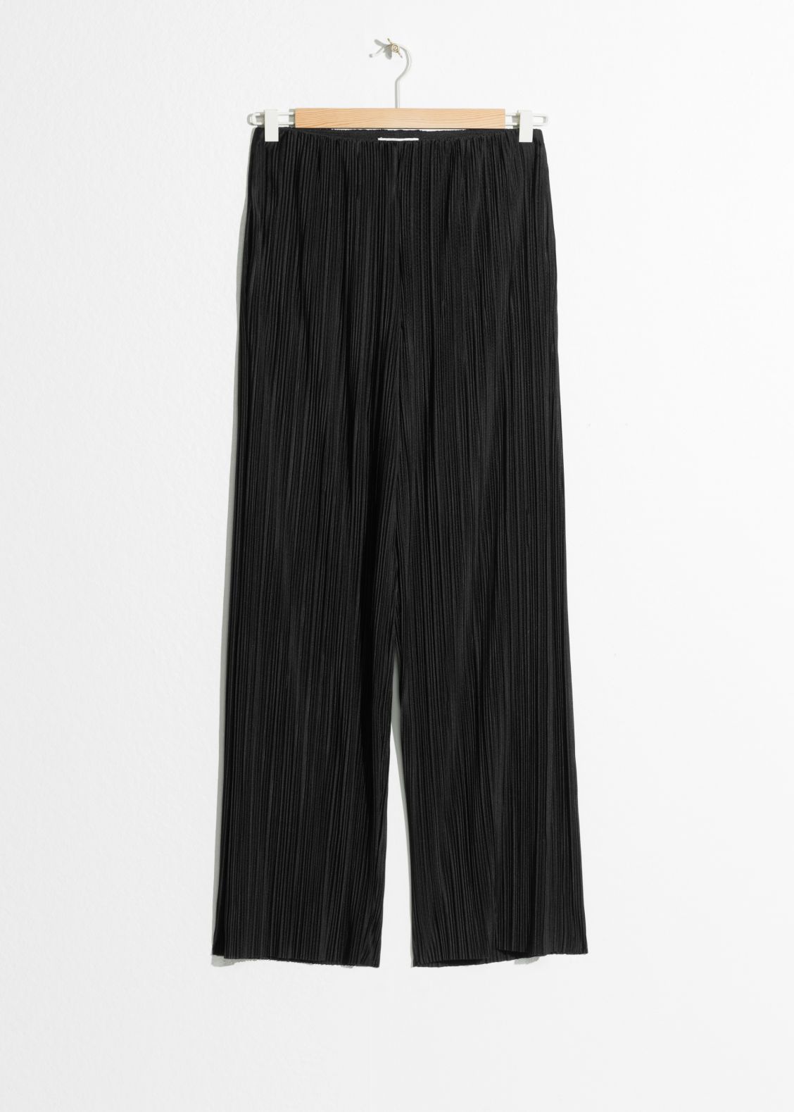 Raw Edge Pleated Trousers - Black - Wide Trousers - & Other Stories AT | & Other Stories (EU + UK)