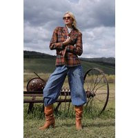 Autumn Plaid Hourglass Blazer | Avec Les Filles