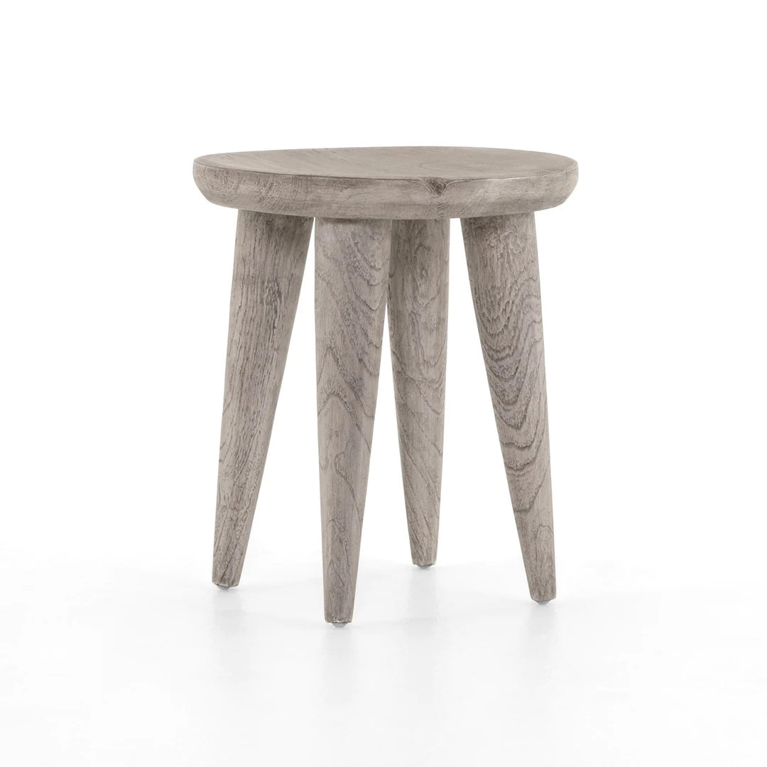 Zuri Round Outdoor End Table | Burke Decor