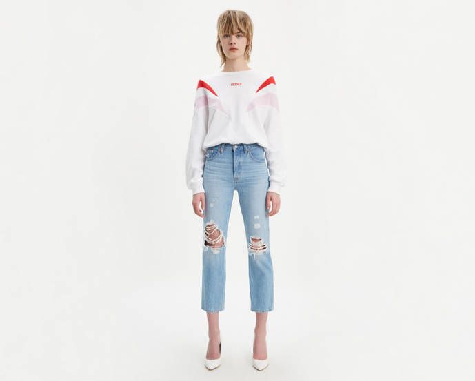 501® Original Cropped Ripped Women's Jeans | LEVI'S (US)