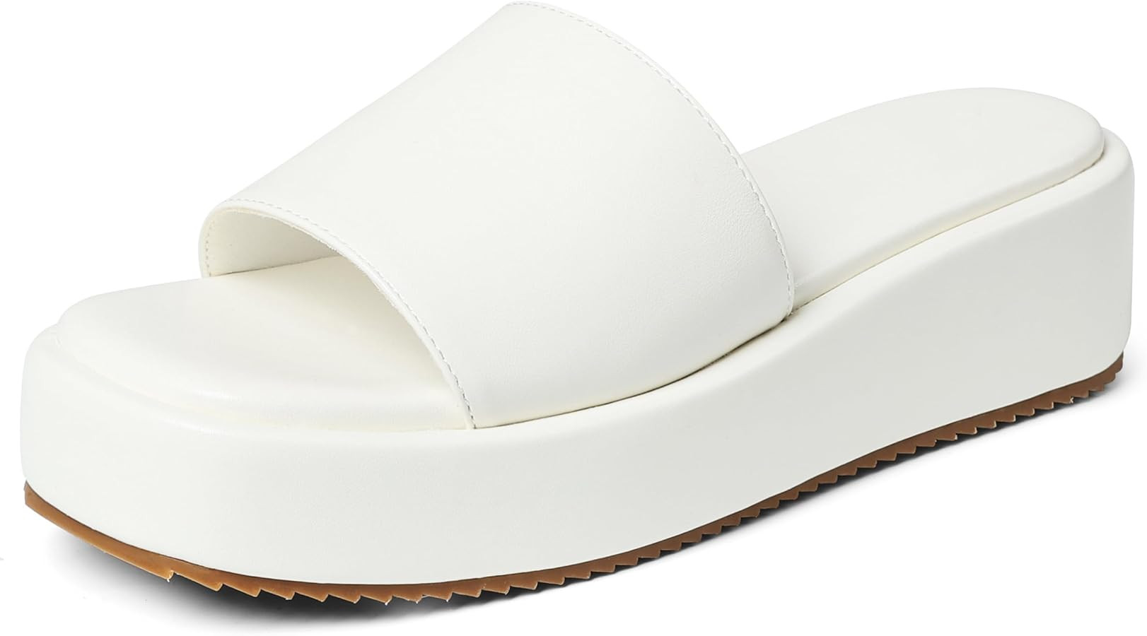 Oiamenne Platform Sandals Women Comfortable Open Toe Wedge Sandals Slip On Platform Slides for Wo... | Amazon (US)