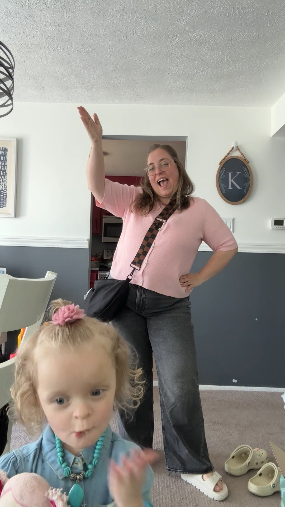 OOTD for a surprise party with my little camera crasher 

#LTKFamily #LTKMidsize #LTKPlusSize