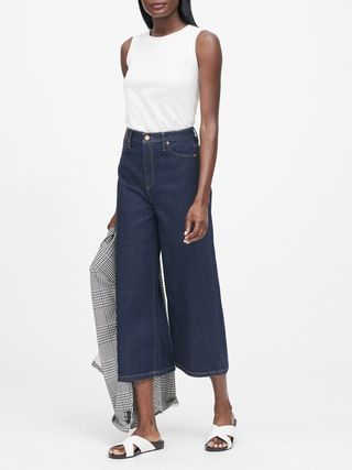 High-Rise Wide-Leg Cropped Jean | Banana Republic (US)