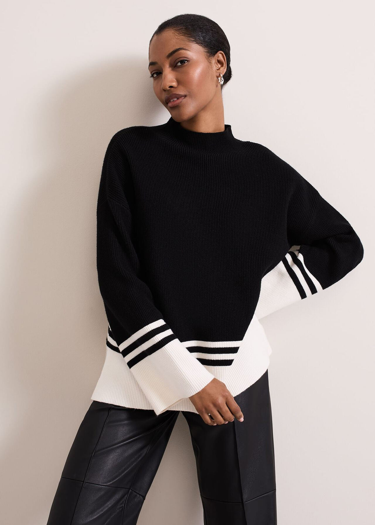 Kayleigh Chunky Boxy Striped Jumper | Phase Eight UK | | Phase Eight (UK)