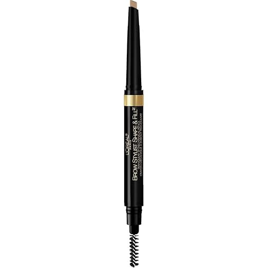 L'Oréal Paris Makeup Brow Stylist Shape and Fill Pencil, 3-in-1 mechanical pencil with brush for... | Amazon (US)