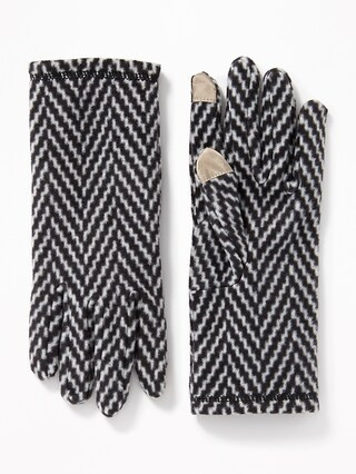 Text-Friendly Go-Warm Performance Fleece Gloves for Women | Old Navy US
