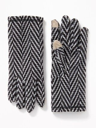 Text-Friendly Go-Warm Performance Fleece Gloves for Women | Old Navy US
