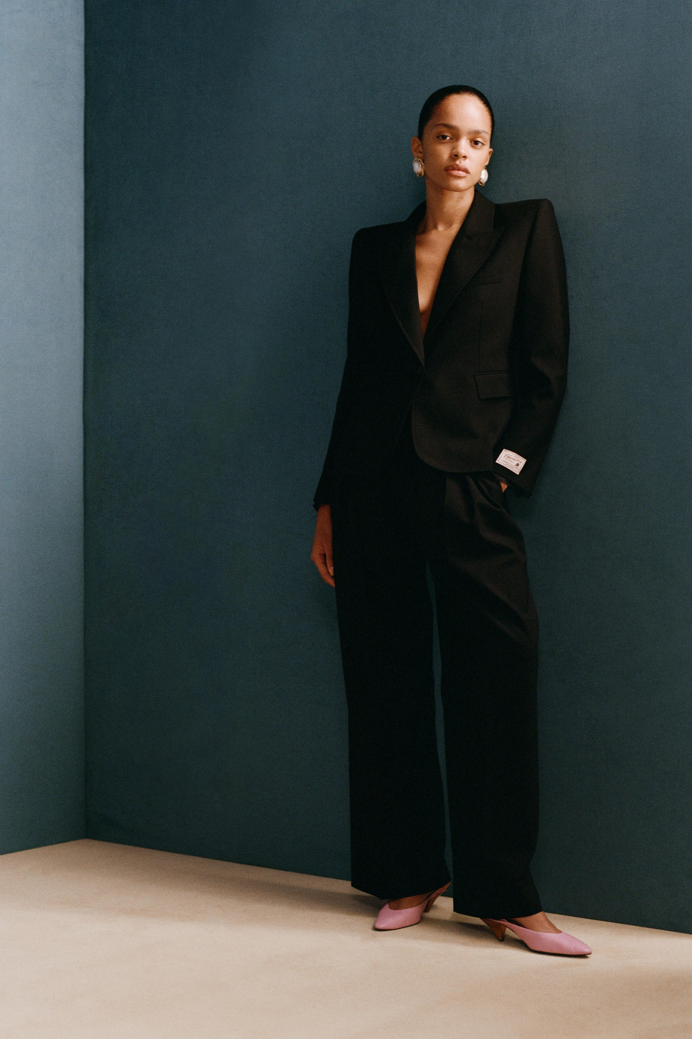 WOOL BLEND TROUSERS WITH PLEATS WILLY CHAVARRIA X ZARA | Zara UK