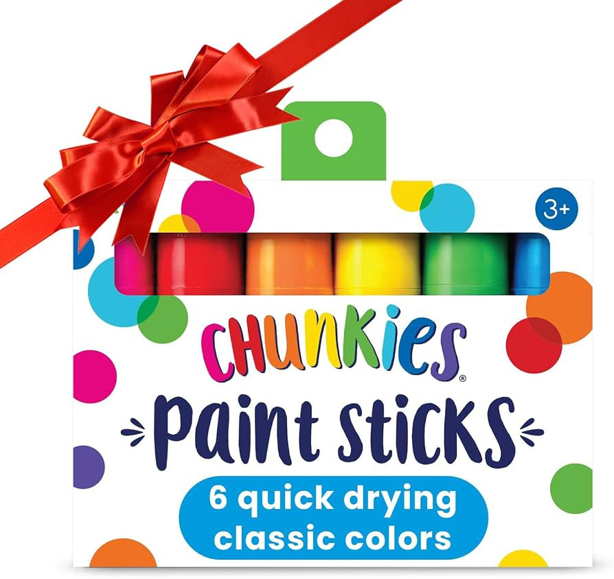 Ooly Chunkies 6 Mess Free Paint Sticks For Kids, Tempera Paint Sticks Kid Safe Colors, No Mess Qu... | Amazon (US)