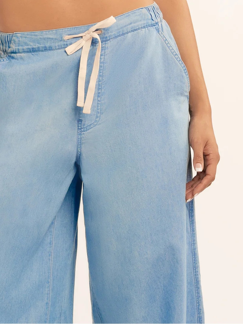 Jessica Simpson Women's Nara Pull On Wide Leg Pant, Sizes XS-XL | Walmart (US)