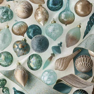 Snowy Seaside Ornament Collection | Frontgate