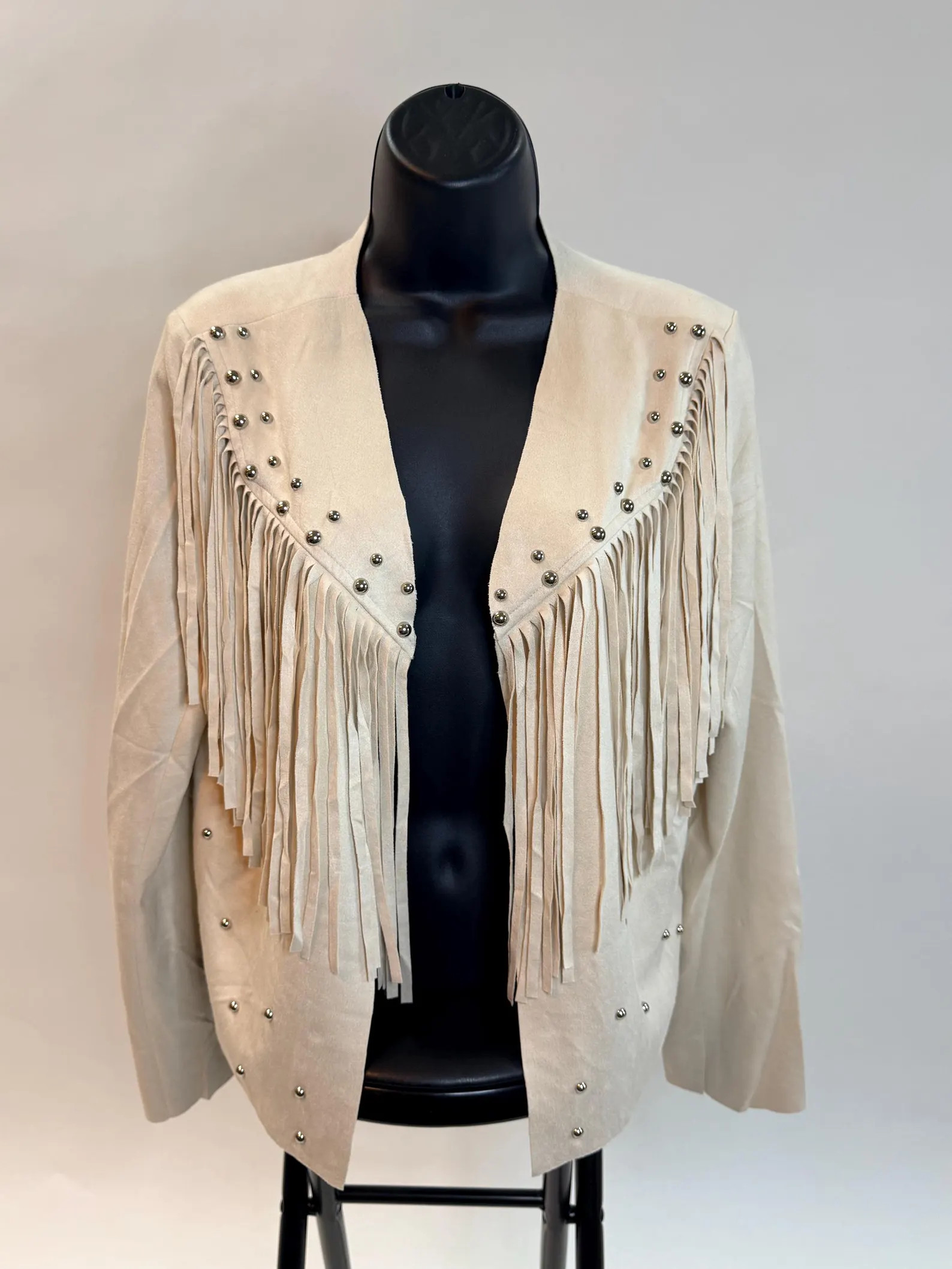 Studded Suede Fringe Jacket | Western Cowgirl Rodeo Style | Etsy (Global)