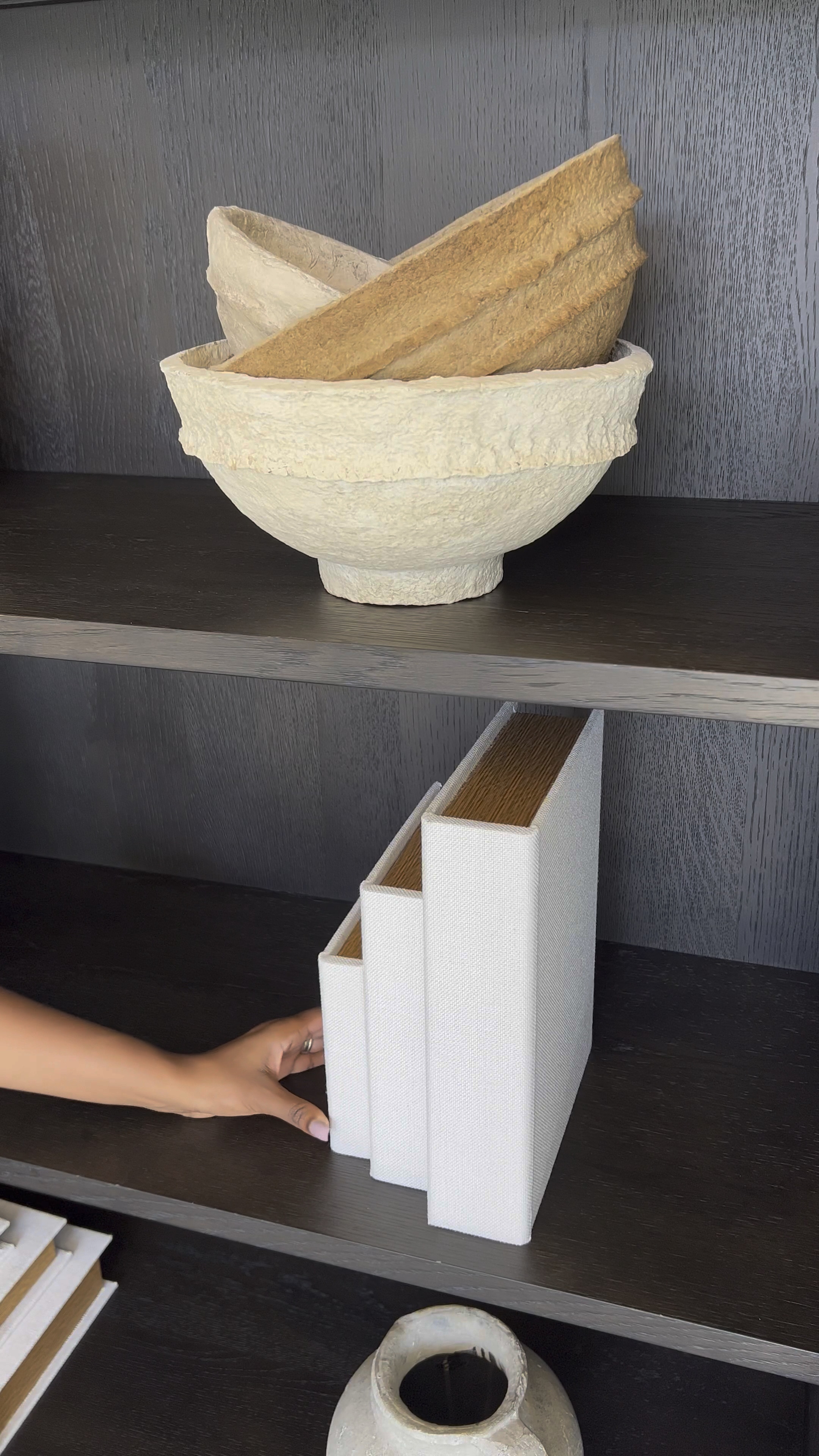 These storage styling books are a perfect addition to any space - coffee table books - cabinet styling books - bookcase styling. 

#LTKhome #LTKsalealert #LTKstyletip