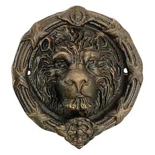 9" Pride of the Lions Foundry Cast Iron Lion Door Knocker | Michaels Stores