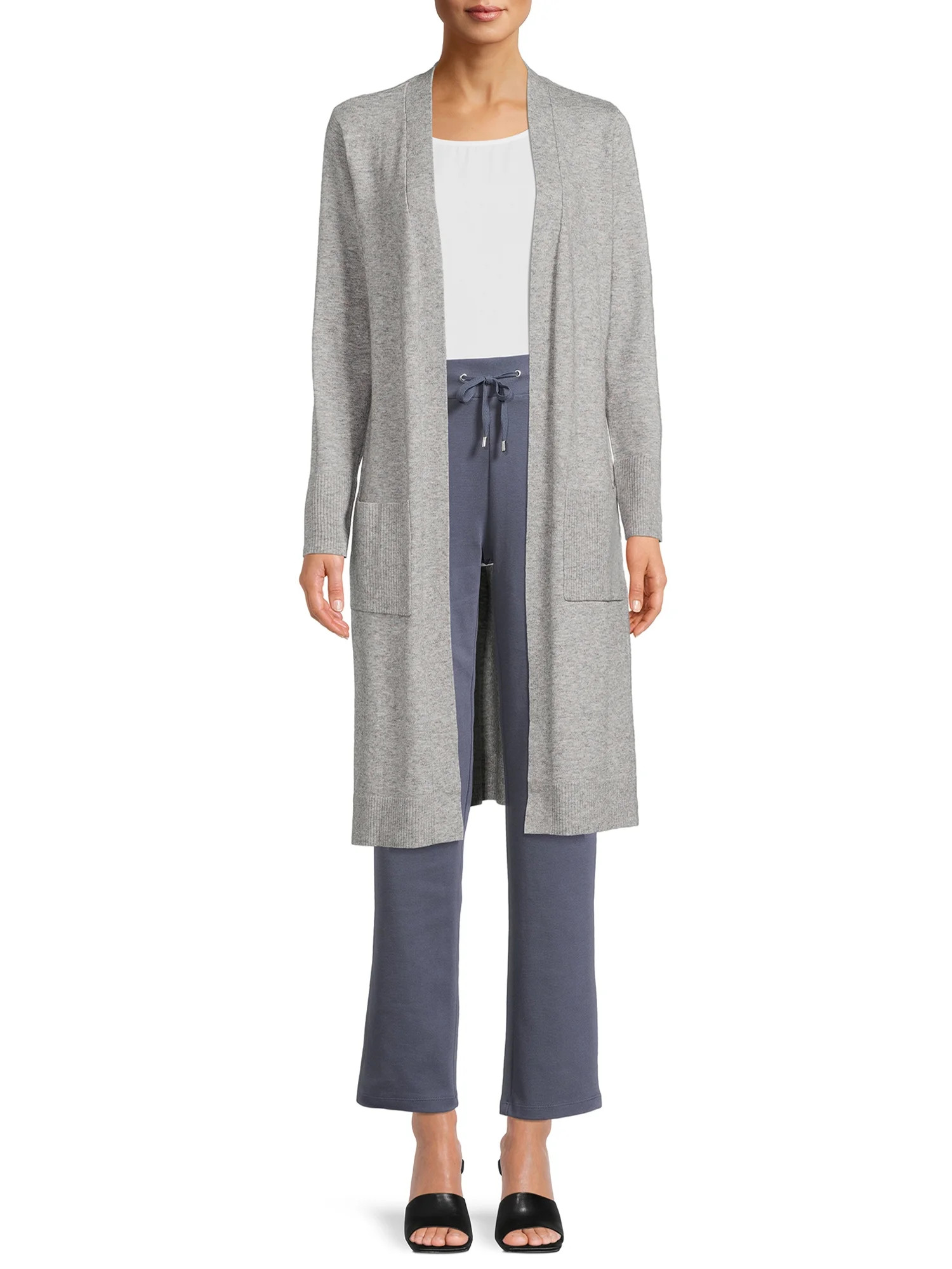 Time and Tru Women's Open Front Duster Cardigan | Walmart (US)