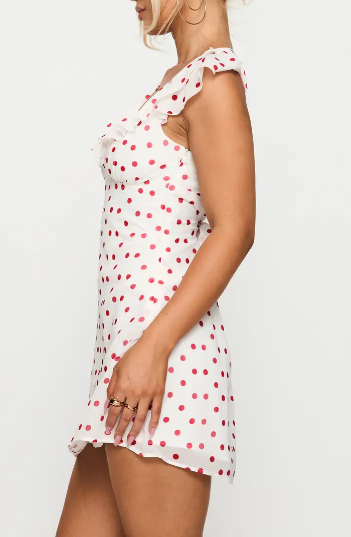 I Guess So Polka Dot Minidress | Nordstrom